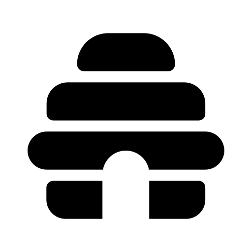 black and white Beehiiv icon — free SVG & PNG download