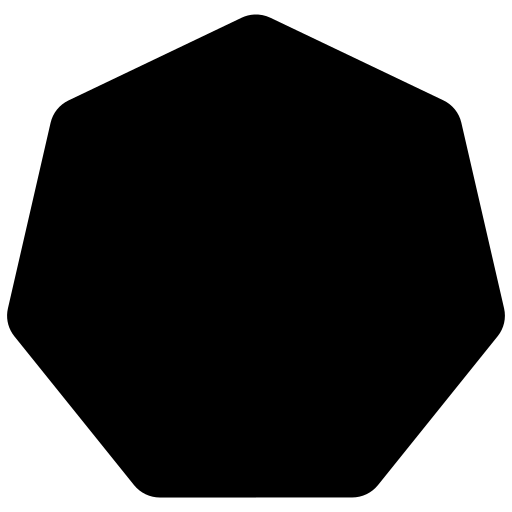 black and white Kubernetes icon — free SVG & PNG download