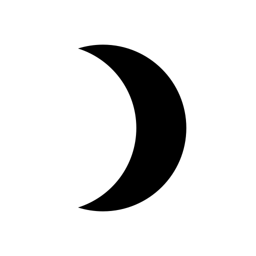 transparent Moon icon — free SVG & PNG download